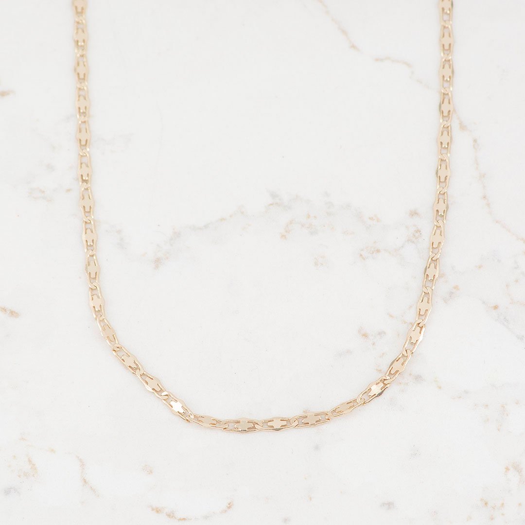 CADENA ESCALERA CRUZ 2.5MM-60CM