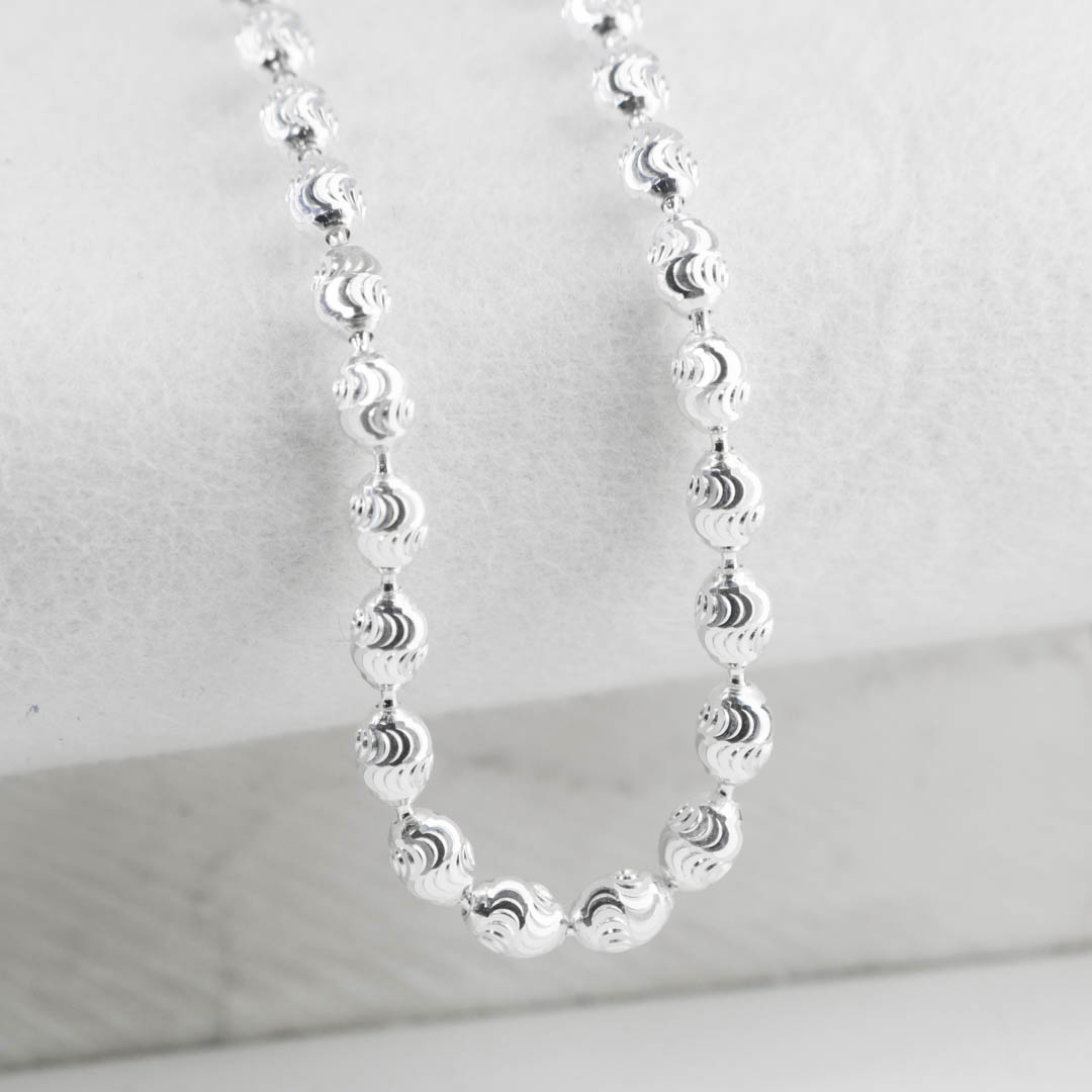 CADENA BARRIL DIAMANTADO CRUZADO 4MM-55CM