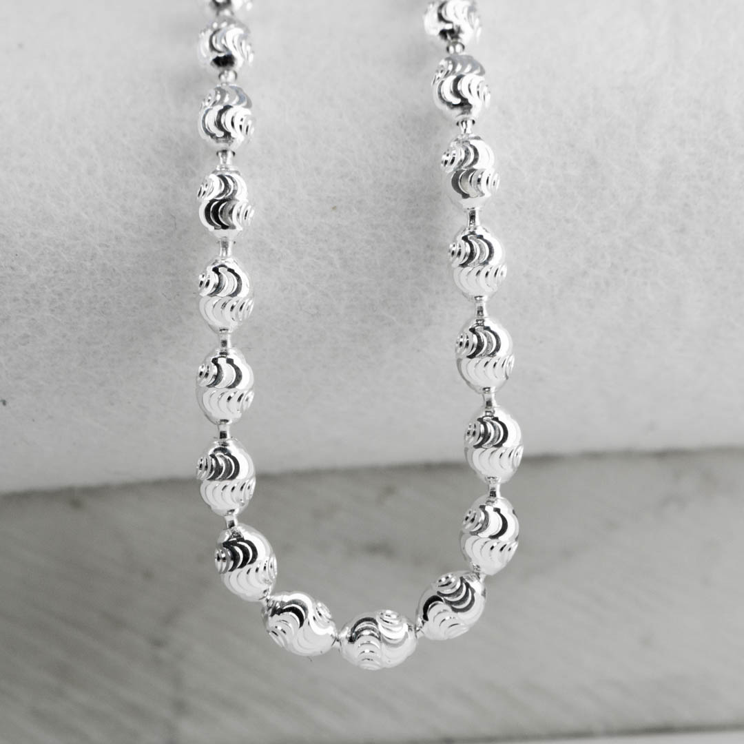 CADENA BARRIL DIAMANTADO CRUZADO 4MM-60CM