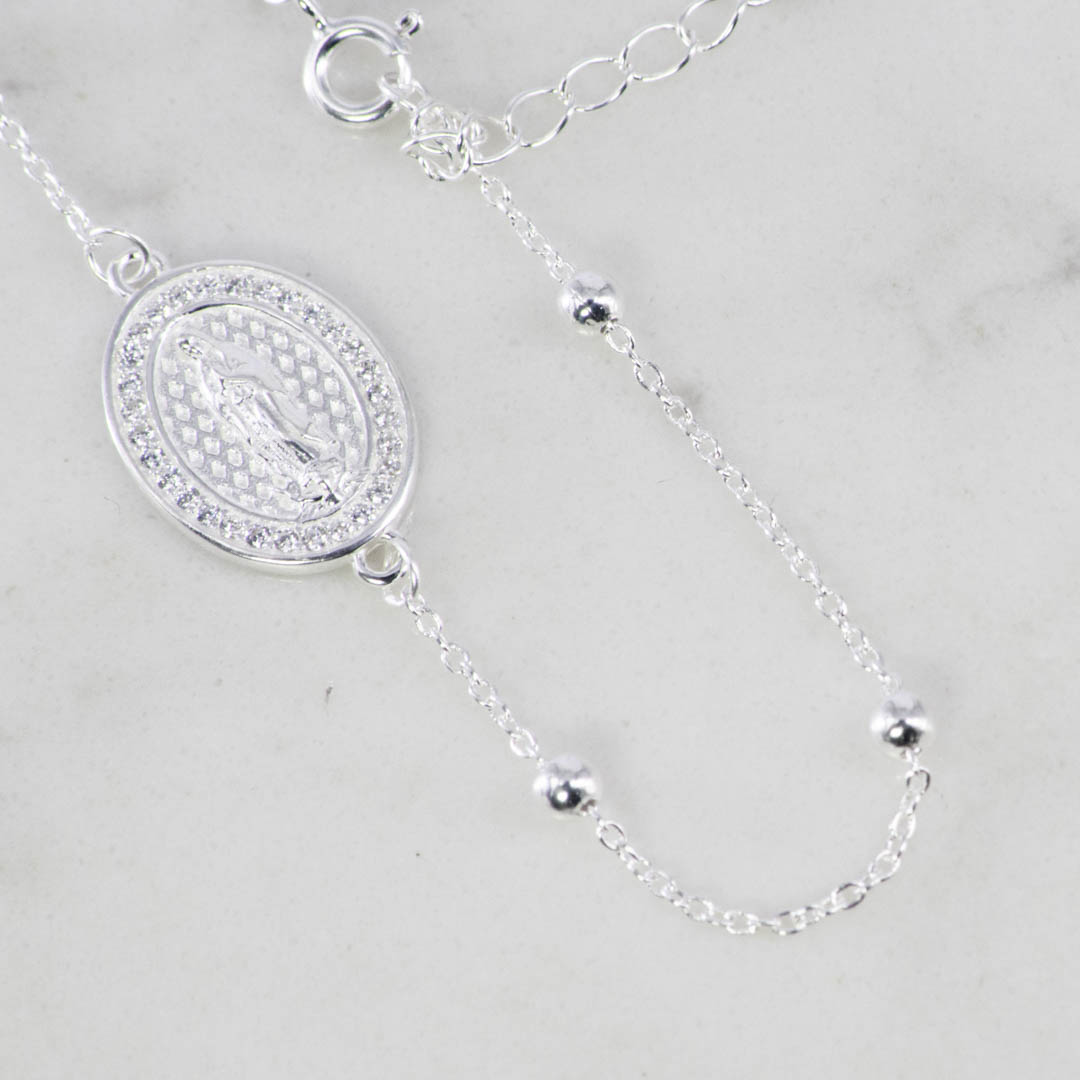 PULSERA MILAGROSA JUEGO BALIN 3MM-18CM