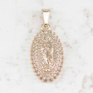 DIJE GUADALUPE BORDE CIRCONES CHISPAS