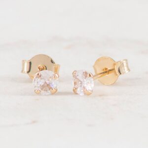 TOPO CIRCON REDONDO 4MM 4 PUNTAS