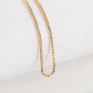 CADENA VENECIANA SEMIGRUESA 1MM-45CM