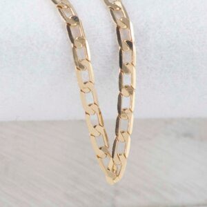 CADENA CUBANA PLANA 3MM-60CM