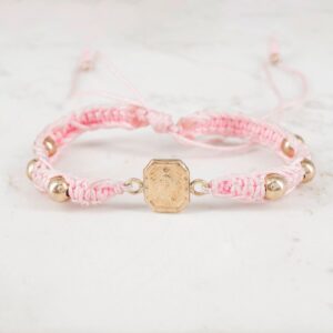 PULSERA 6 BALINES LISOS VIRGEN MILAGROSA