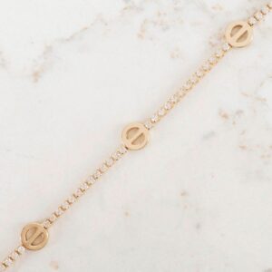 PULSERA 3 CIRCULOS TENNIS 1.5MM