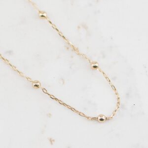 TOBILLERA JUEGO BOLITAS 2MM