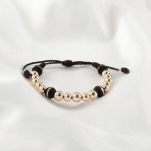 PULSERA BALINERIA 6-7 MM NEOPRENO ANILLO ROJO