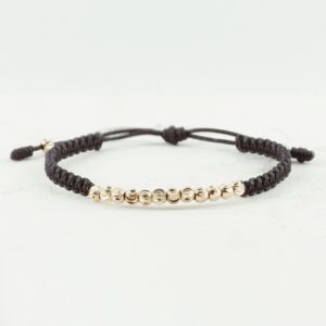 PULSERA BALINERIA MARTILLADA 4MM