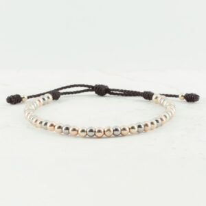 PULSERA BALINERIA 3 OROS 4MM