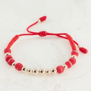 PULSERA LISA 5MM / NEOPRENOS LISOS ROJO