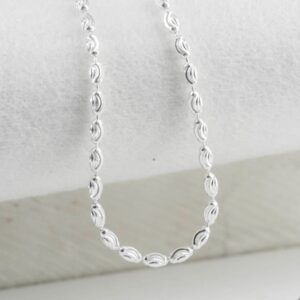 CADENA BARRIL DIAMANTADO 2MM-60CM