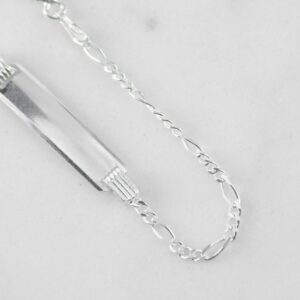 PULSERA PLACA 3X1 2MM-16CM